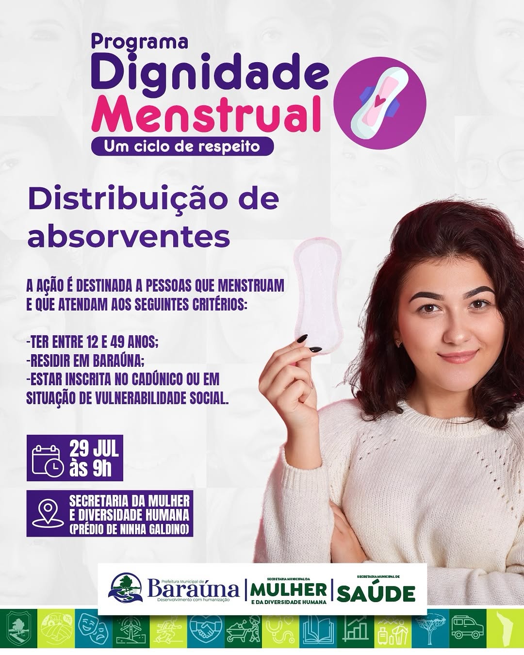 🌸 Programa Dignidade Menstrual