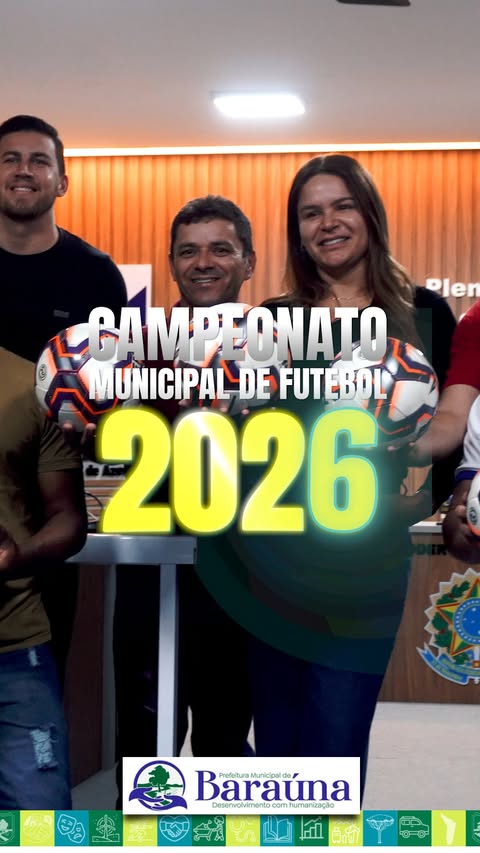 Baraúna alinha detalhes do Campeonato Municipal de Futebol Amador 2026