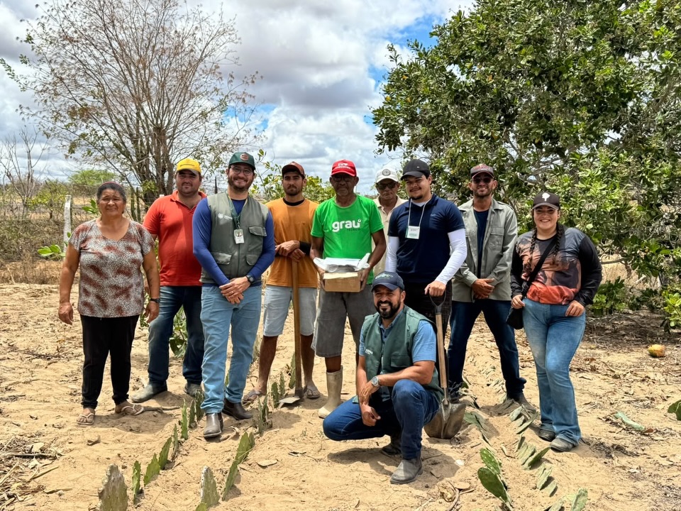 Curso de Cultivo de Palma Adensada capacita produtores de Baraúna em setembro
