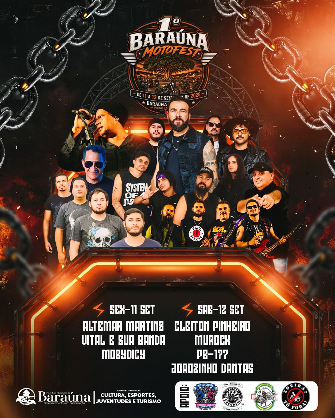 Baraúna Motofest: 1ª edição acontece de 11 a 13 de setembro