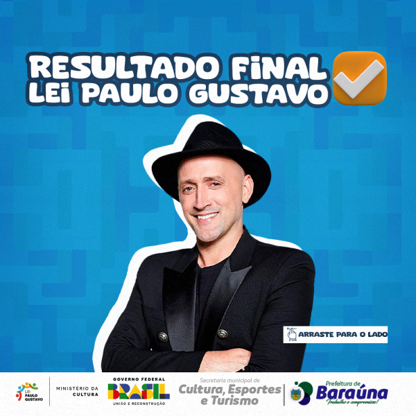 Projetos APROVADOS na Lei Paulo Gustavo