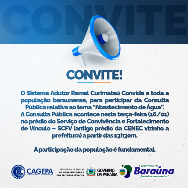 Consulta Pública relativa ao tema Abastecimento de Água