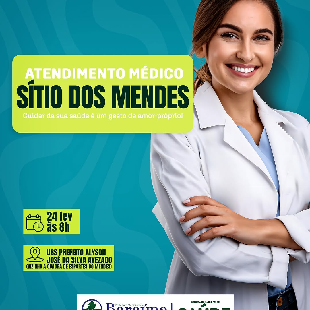 Sítio dos Mendes: Posto de saúde oferece atendimento médico completo amanhã